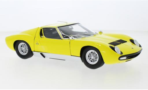 Modelauto Lamborghini Miura SV P400 geel 1970 1/18 Kyosho