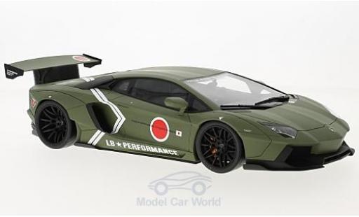 Modelauto Lamborghini Aventador Base LB Performance mat-olijfgroen 2016 1/18 Kyosho