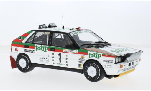 Modelauto Lancia Delta HF 4WD No.1 Totip Targa Florio 1987 1/18 Kyosho