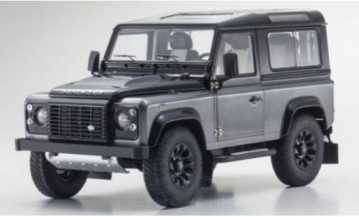 Modelauto Land Rover Defender 90 Final Edition grijs 1/18 Kyosho