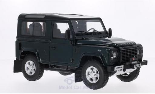 Modelauto Land Rover Defender 90 groen 1/18 Kyosho