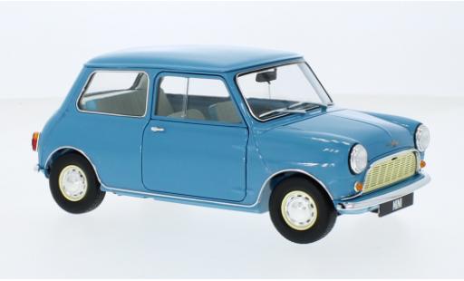 Modelauto Morris Minor Base Mini blauw 1/18 Kyosho