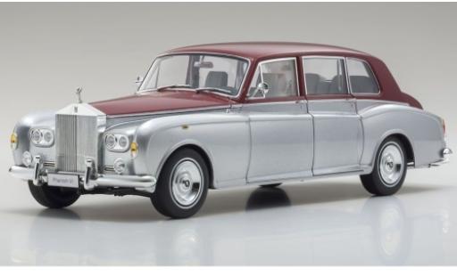 Modelauto Rolls Royce Phantom Base VI grijs/rood RHD 1/18 Kyosho