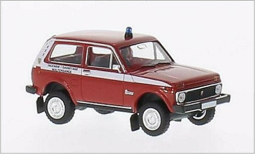 Lada Niva Pompiers 1/87 Brekina Brandweer Walferdange (LUX) modelauto