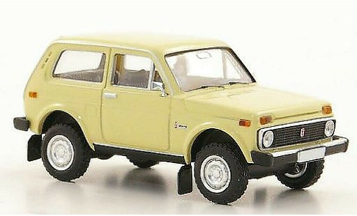 Lada Niva Base 1/87 Brekina beige modelauto