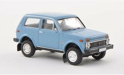 Lada Niva Base 1/87 Brekina blauw modelauto
