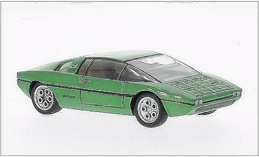 Lamborghini Bravo Base 1/43 WhiteBox metallic groen 1974 modelauto