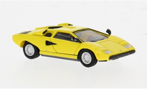 Modelauto Lamborghini Countach LP 400 40 geel 1/87 Minichamps