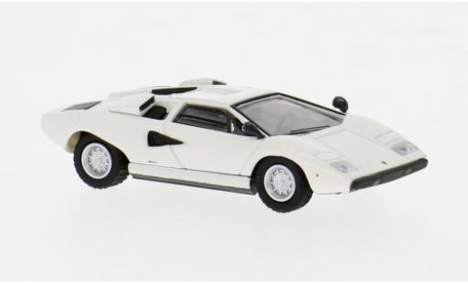 Modelauto Lamborghini Countach LP 400 40 wit 1/87 Minichamps