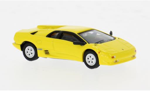 Modelauto Lamborghini Diablo Base geel 1/87 Minichamps