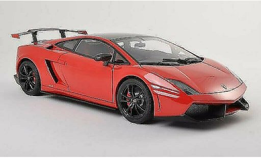 Lamborghini Gallardo Super Trofeo Stradale 1/18 Autoart LP570 Supertrofeo rood/zwart 2011 modelauto