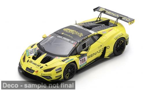 Modelauto Lamborghini Huracan GT3 EVO 2 2 24h N&Atilde;&frac14;rburgring 2025 Renazzo Motorport Team #786 S.Nana/C.Breuer 1/43 Spark