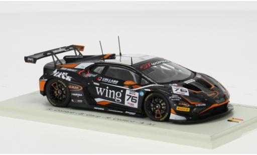 Modelauto Lamborghini Huracan GT3 EVO 2 2 24h Spa 2025 Barwell Motorsport #76 R.Collard/B.Garg 1/43 Spark