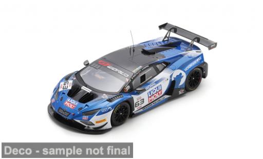 Modelauto Lamborghini Huracan GT3 EVO 2 2 24h Spa 2025 Grasser Racing Team #63 M.Bortolotti/L.Engstler 1/18 Spark