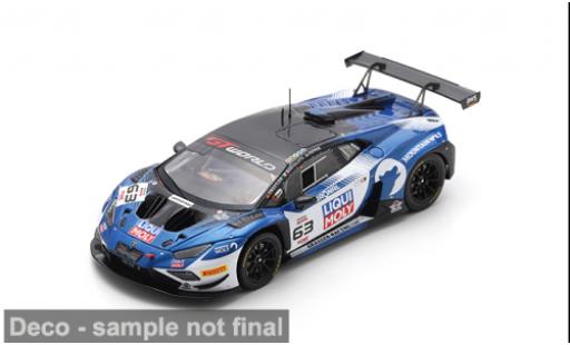 Modelauto Lamborghini Huracan GT3 EVO 2 2 24h Spa 2025 Grasser Racing Team #63 M.Bortolotti/L.Engstler 1/43 Spark