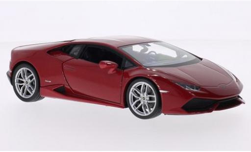 Modelauto Lamborghini Huracan LP 610-4 610 rood 1/24 Welly