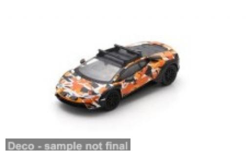 Modelauto Lamborghini Huracan Sterrato all-terrain Capsule oranje/Dekor 2025 1/64 Spark