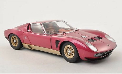 Lamborghini Miura Jota 1/18 Kyosho SVJ lila/gold modelauto