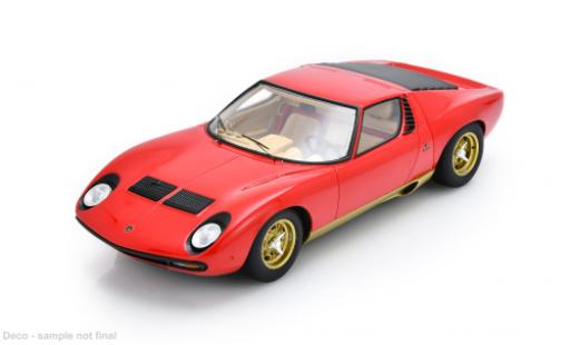 Modelauto Lamborghini Miura SV rood 1971 1/18 Spark
