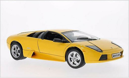 Lamborghini Murcielago Base 1/18 Welly metallic geel modelauto