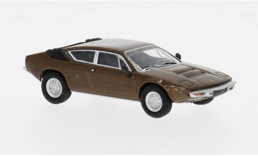 Modelauto Lamborghini Urraco Base bruin 1974 1/87 Minichamps