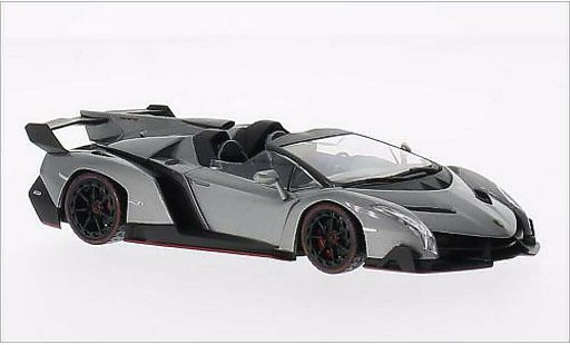 Lamborghini Veneno Roadster 1/43 Kyosho metallic grijs/groen modelauto
