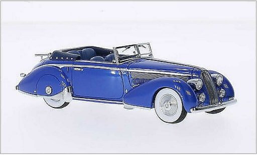 Lancia Astura Tipo 233 Corto 1/43 Minichamps metallic blauw 1936 modelauto