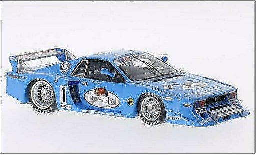Lancia Beta Monte Carlo 1/43 Spark No.1 GS Sport Fruit of the Loom DRM Zolder 1981 modelauto