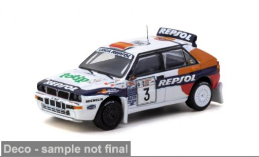 Modelauto Lancia Delta HF Integrale Acropolis Rally 1993 C.Sainz/L.Moya 1/64 Tarmac Works