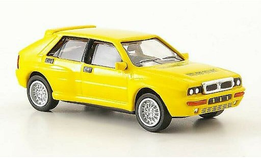 Lancia Delta HF Integrale Evoluzione II 1/87 Ricko Evo 2 geel 1992 modelauto
