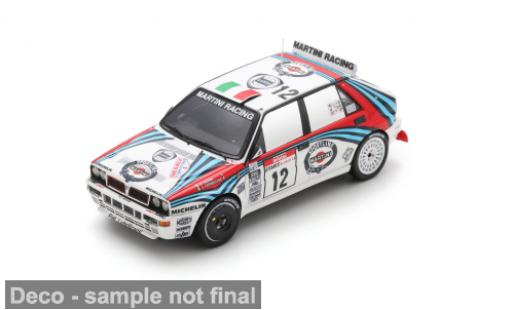 Modelauto Lancia Delta HF Integrale Evoluzione EVO Tour de Corse 1992 #12 A.Aghini/S.Farnocchia 1/43 Spark