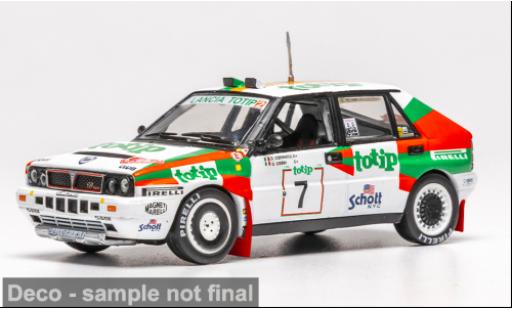 Modelauto Lancia Delta HF Integrale 16V Rally San Remo 1987 #7 D.Cerrato/G.Cerri 1/43 IXO