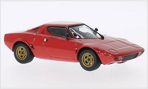 Lancia Stratos Stradale 1/43 Minichamps rood modelauto