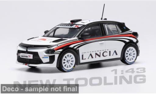 Modelauto Lancia Ypsilon HF Rally Rally4 Test Car 2025 1/43 IXO