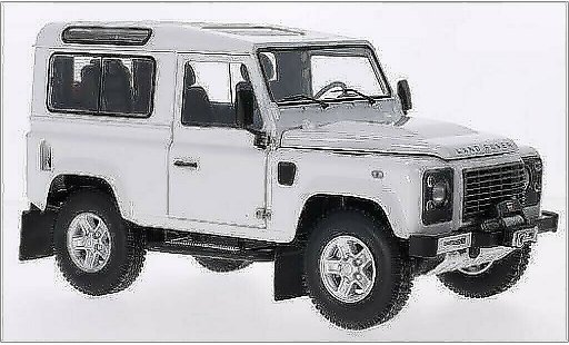 Land Rover Defender 90 1/18 Kyosho wit modelauto