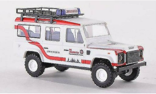 Land Rover Defender Base 1/87 Busch mit dakgepacktrager Johanniter 1983 modelauto