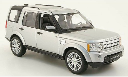 Land Rover Discovery Base 1/24 Welly 4 grijs modelauto