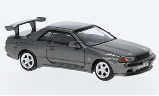 Modelauto Nissan Skyline R32 GT-R () metallic grijs 1/87 Lang Feng Model