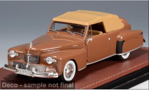 Modelauto Lincoln Continental 1942 beige 1/43 GLM