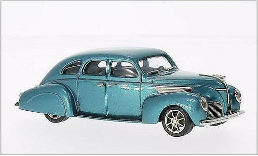 Lincoln Zephyr 4-Door 1/43 Brooklin metallic turquoise 1938 modelauto