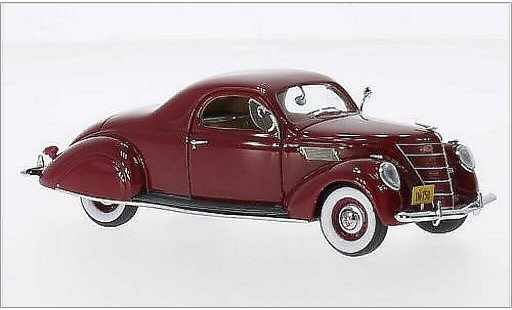 Lincoln Zephyr Coupe 1/43 Neo rood 1937 modelauto