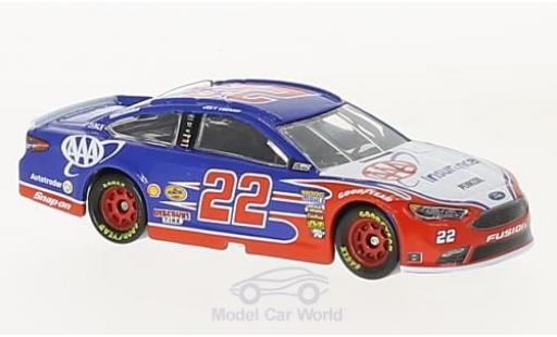 Modelauto Ford Fusion Nascar No.22 Team Penske AAA Insurance 2018 J.Logano zonder Vitrine 1/64 Lionel Racing