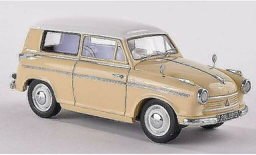 Lloyd Alexander Kombi 1/43 Neo Stationwagen beige/wit 1958 modelauto