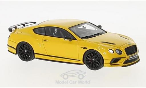 Modelauto Bentley Continental Supersports geel 1/43 Look Smart