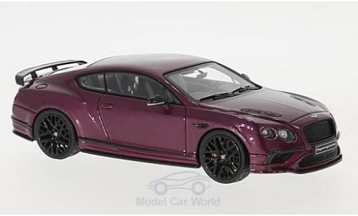 Modelauto Bentley Continental Supersports metallic paars 1/43 Look Smart