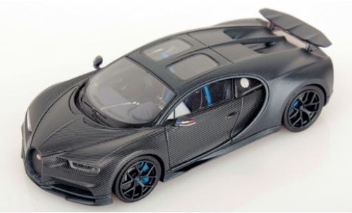 Modelauto Bugatti Chiron Sport 110 Ans mat-carbon/mat-antraciet avec ausgefahrenem aileron arri&Atilde;&uml;re 1/43 Look Smart