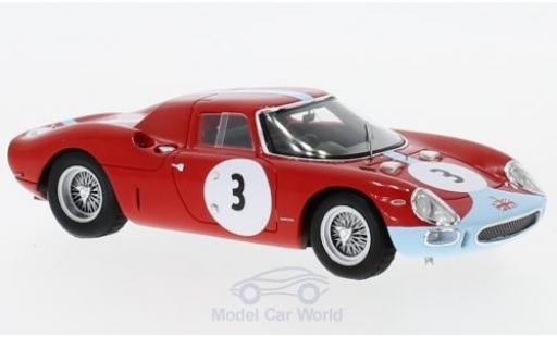 Modelauto Ferrari 250 LM RHD No.3 1000km Paris 1964 L.Scarfiotti/J.Stewart 1/43 Look Smart