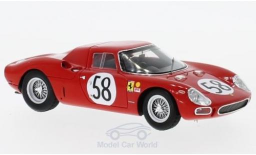 Modelauto Ferrari 250 LM RHD No.58 24h Le Mans 1964 J.Rindt/D.Piper 1/43 Look Smart