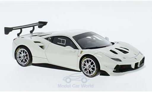Modelauto Ferrari 488 Challenge wit 1/43 Look Smart