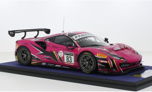 Modelauto Ferrari 488 GT3 EVO No.83 Iron Dames 24h Spa 2022 1/18 Look Smart